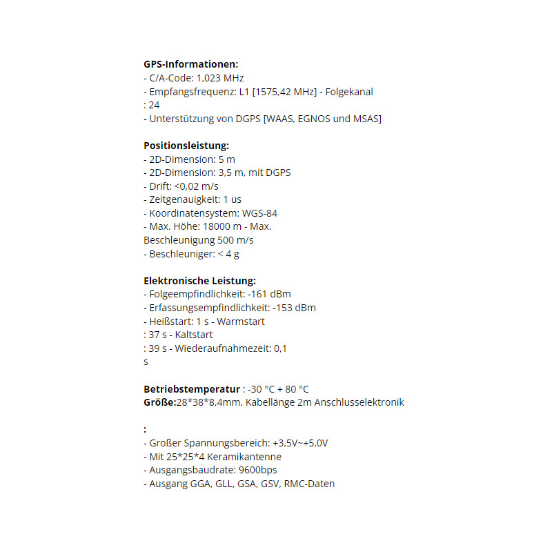 Pierro Astro Cablu Modul GPS USB pentru PC și Mac
