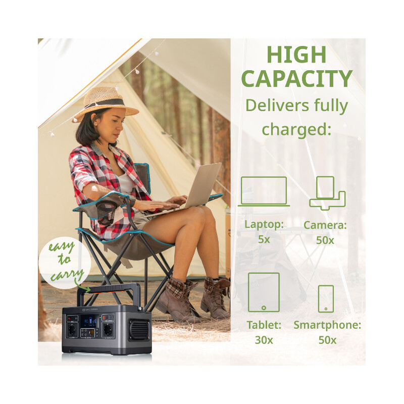 Bresser Stație de alimentare Mobile 500 Watt