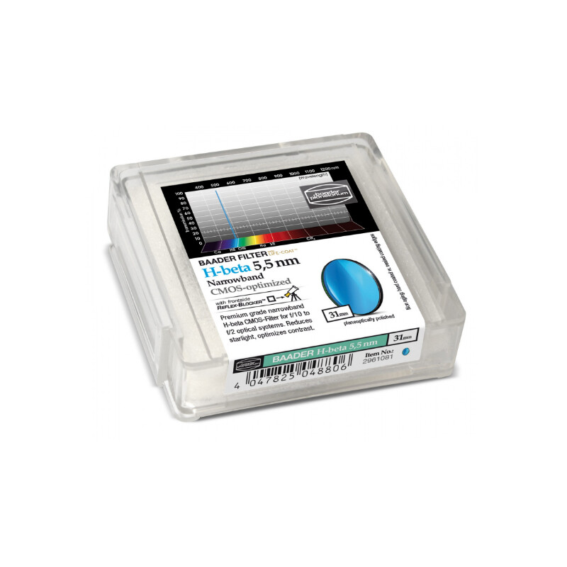 Baader Filtre H-Beta CMOS Narrowband 31mm
