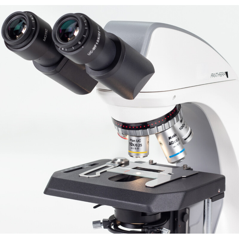 Motic Microscop Panthera DL, binocular, digital, INFINITY, plan, achro, 40x-1000x, 10x/22mm, Halogen/LED, WI-Fi, 4MP