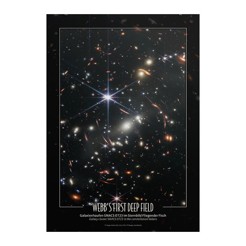 AstroMedia Poster Primul câmp profund al lui Webb