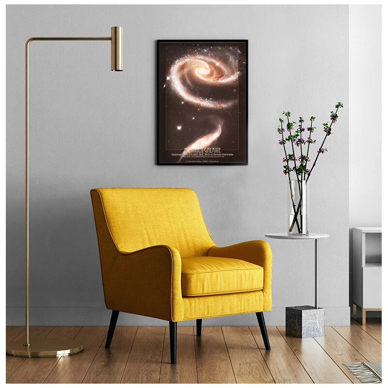 AstroMedia Poster Galaxia Rose Arp 273