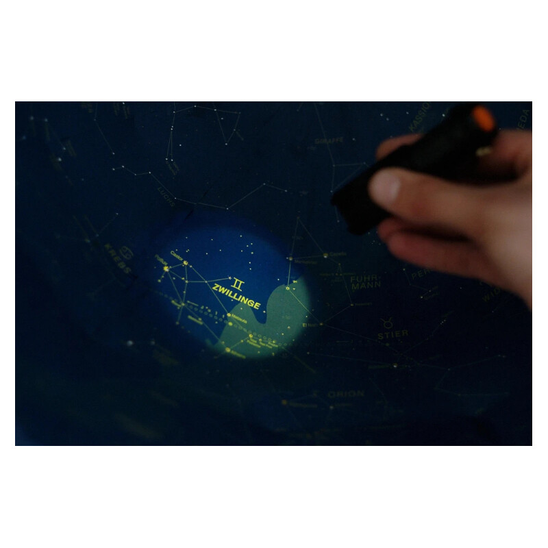 AstroMedia Lanterna astronomica Lampă zoom cu lumină neagră