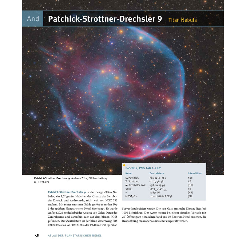 Oculum Verlag Atlasul nebuloaselor planetare Volumul 1