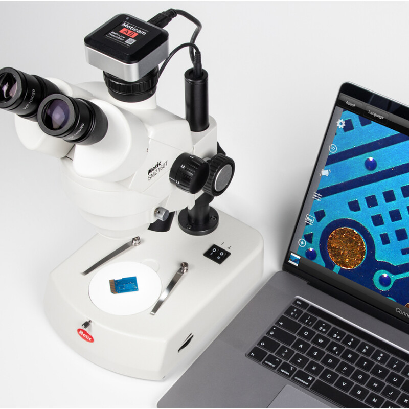 Motic Microscop Stereo Zoom SMZ-160, LED, 0.75x-4.5x