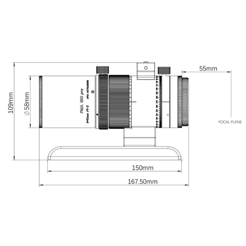 Askar Refractor apochromat AP 40/180 FMA180PRO OTA