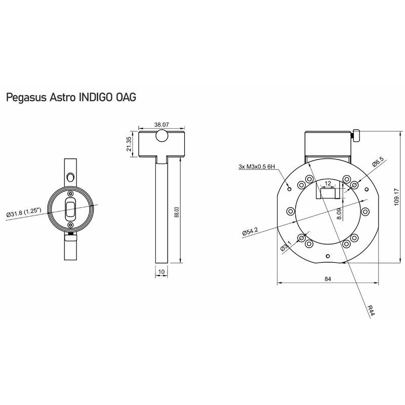 PegasusAstro Off-Axis-Guider Indigo Off-Axis Guider