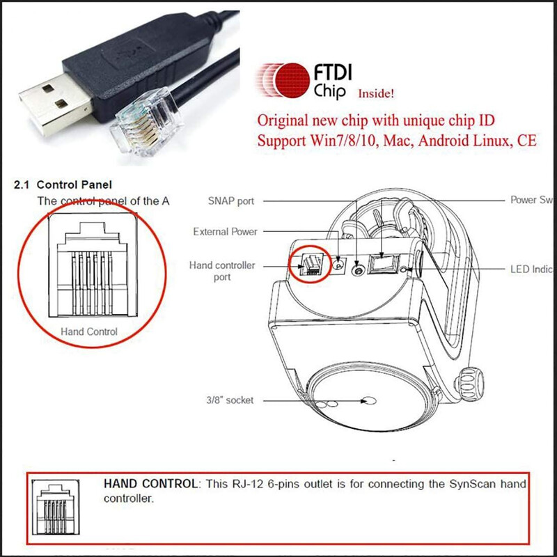 Ikarus Technologies Cablu USB pentru montură (AZ-GTi)