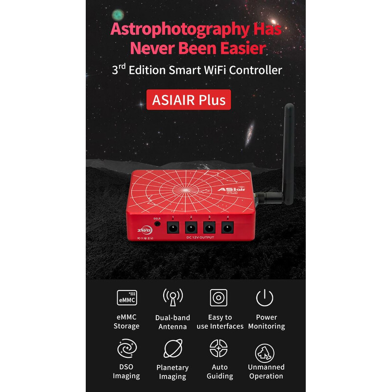 ZWO Computer astrofotografic ASIAIR PLUS (256 GB)