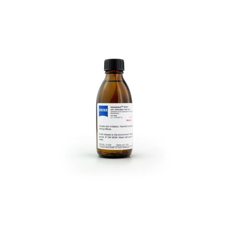 ZEISS Ulei de imersie în ulei Immersol 518 F fără fluorescență, flacon 100 ml