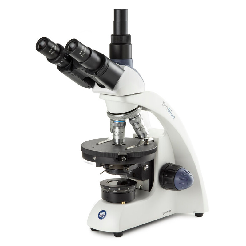 Euromex Microscop EuroBlue, BB.4243-P-HLED,trino, Pol, DIN, 40x-600x, 10x/18, LED, 1W