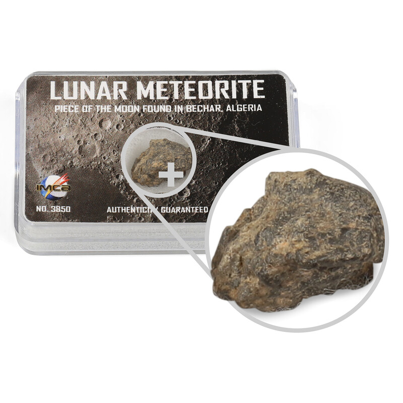 Top Meteorites Meteoriti Meteorit lunar real Bechar Algeria 1-1.25g