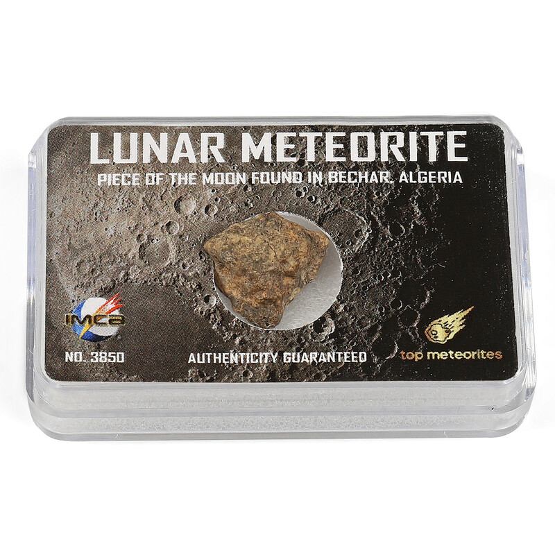 Top Meteorites Meteoriti Meteorit lunar real Bechar Algeria 0.3-0.4g