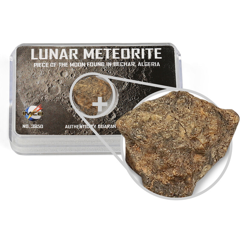 Top Meteorites Meteorit lunar real Bechar Algeria 1.25-1.75g