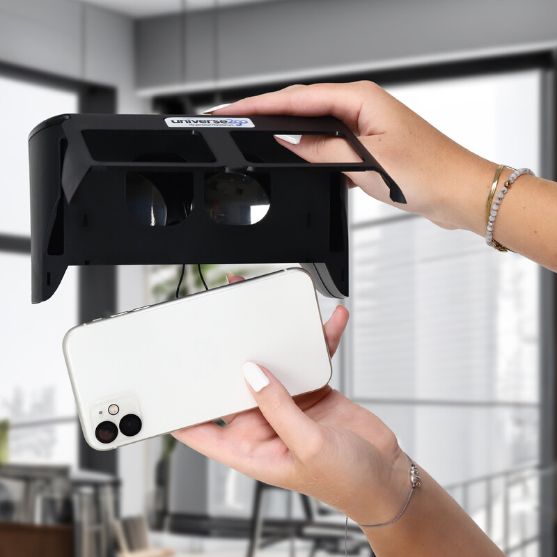 Omegon Planetariu personal Universe2Go+ + ochelari pentru eclipsă Solar Safe Deluxe