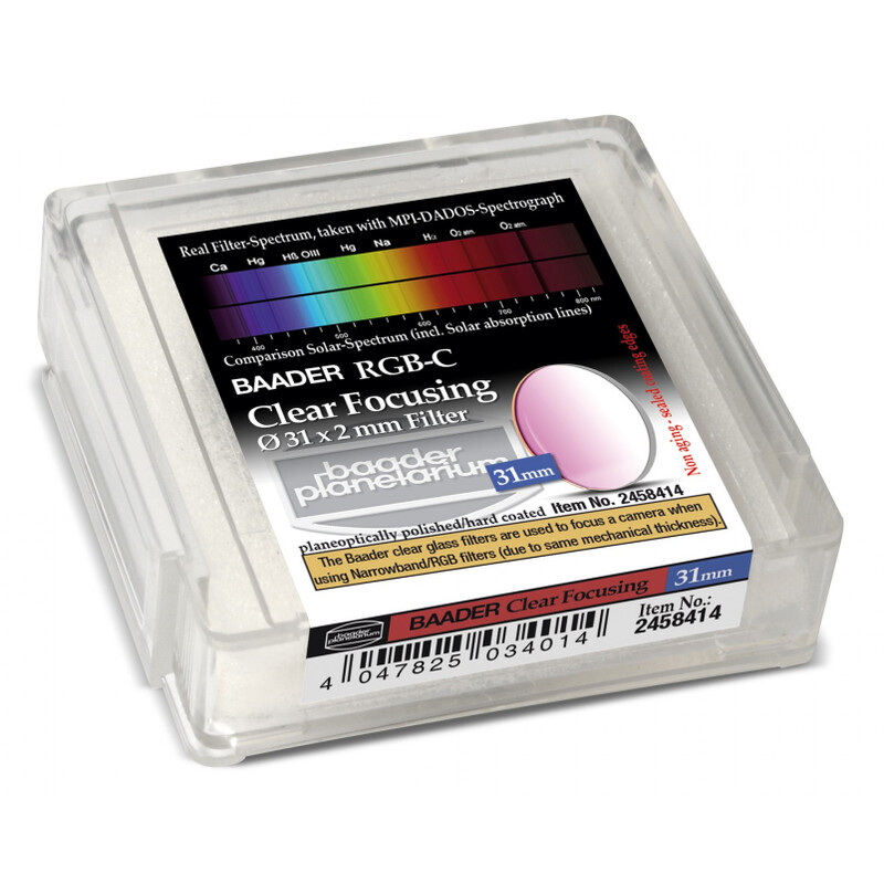Baader Filtre Sticlă transparentă 31mm