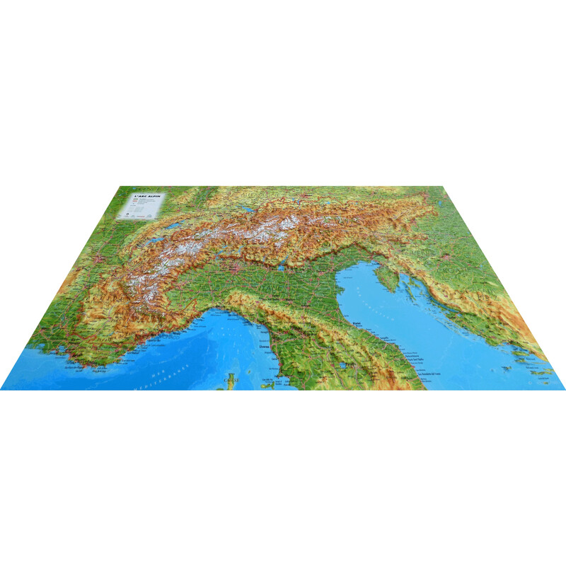 3Dmap Harta regionala Massif de L'Arc Alpin