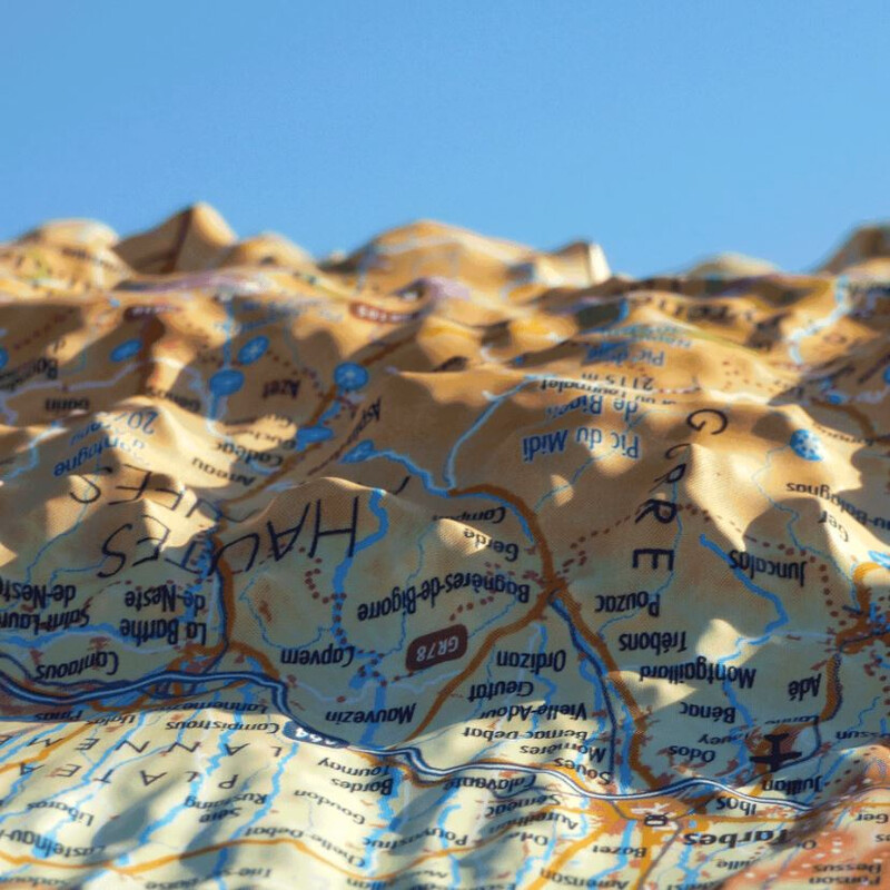 3Dmap Harta regionala Occitanie - Sud Ouest