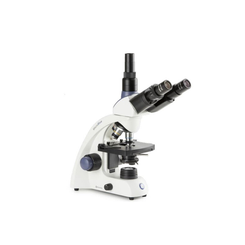 Euromex Microscop MB.1153, trino, DIN 160, achro, 40x-1000x, 10x/18, Dl, Akku, LED, 1W