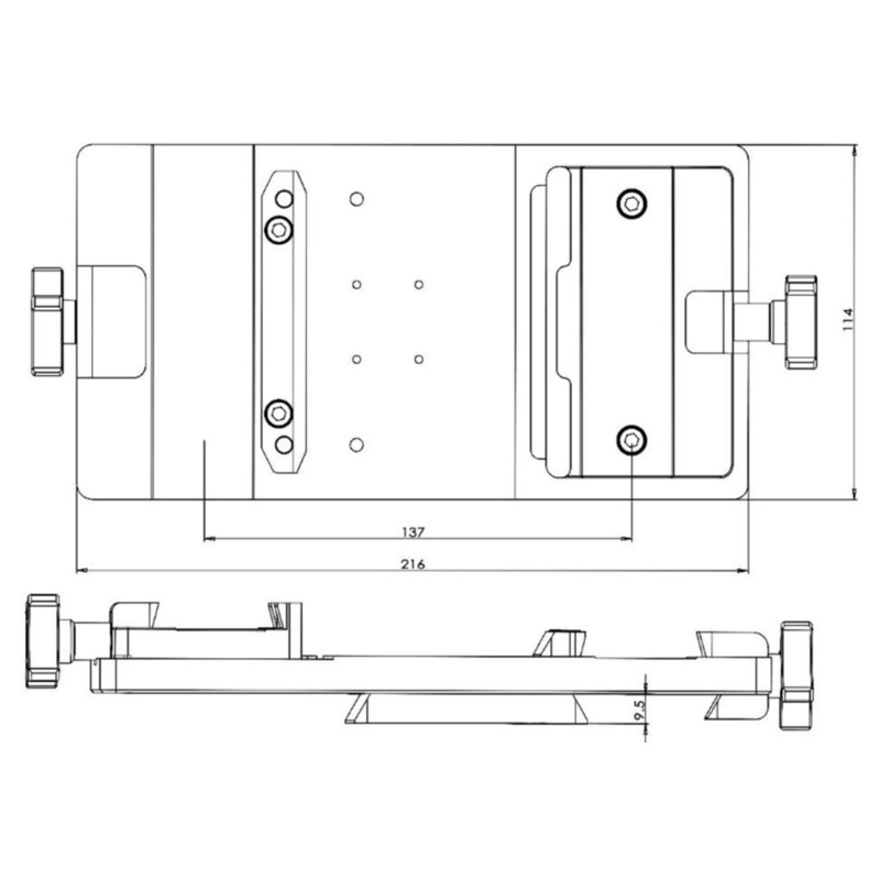 iOptron placă Sideres