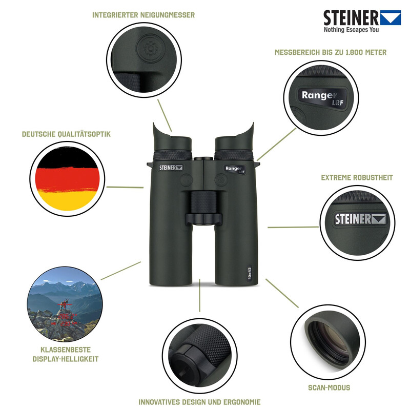Steiner Binoclu Ranger LRF 10x42