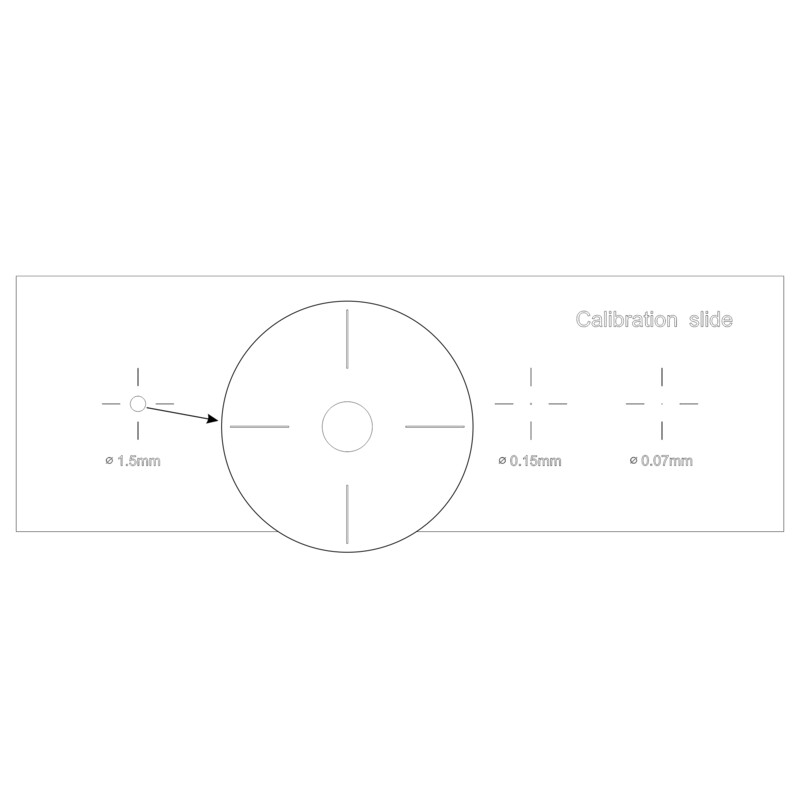 MAGUS Diapozitiv de microscop pentru Calibrare CS5
