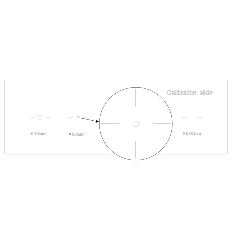 MAGUS Diapozitiv de microscop pentru Calibrare CS5