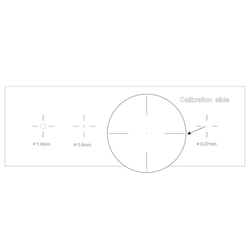 MAGUS Diapozitiv de microscop pentru Calibrare CS5