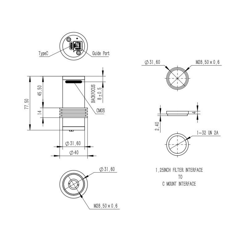 QHY Camera 5-III-568-M Mono