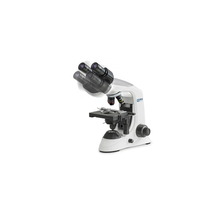 Kern Microscop Bino Achromat 4/10/40/100, HWF10x18, 3W LED, OBE 132
