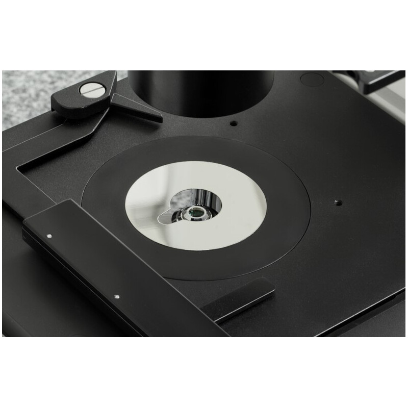 Kern Microscop inversat OCM 166, FL, PH, trino, invers, N.A. 0,3 Condensator fix, 10x-40x, 30W LED, Al, 100W HBO, Dl