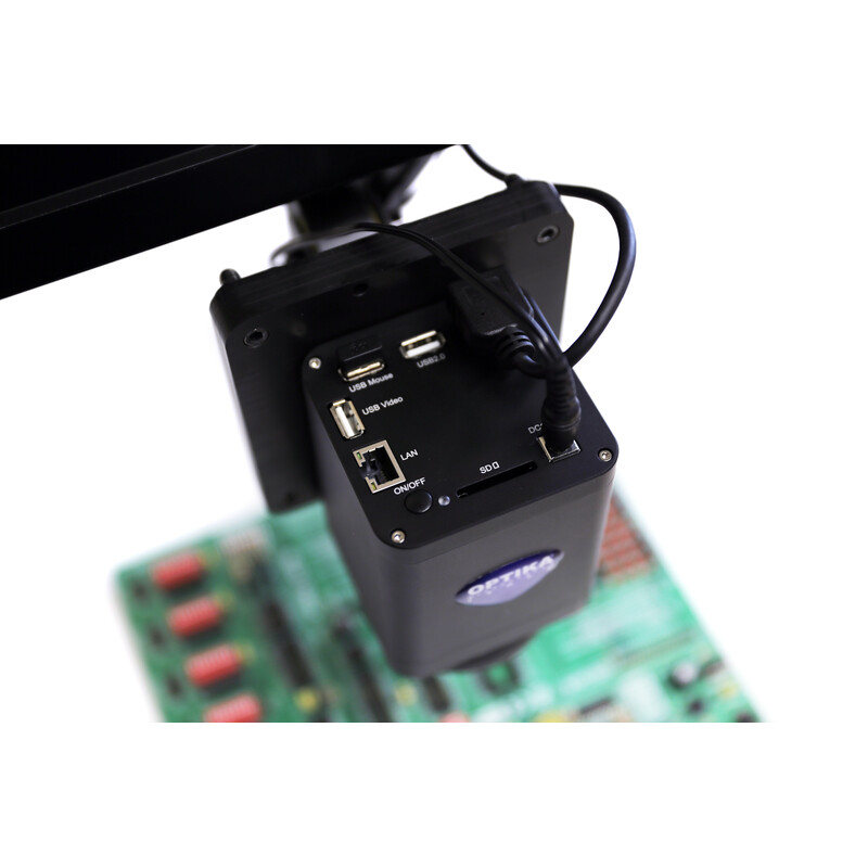 Optika Microscop IS-4K3, zoom opt. 1x-18x, autofocus, 8 MP, 4K Ultra HD, suport pantograf, 15.6