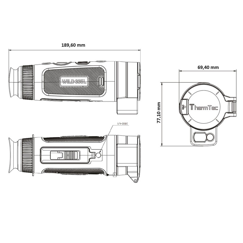 ThermTec Wild 335L Laser Rangefinder