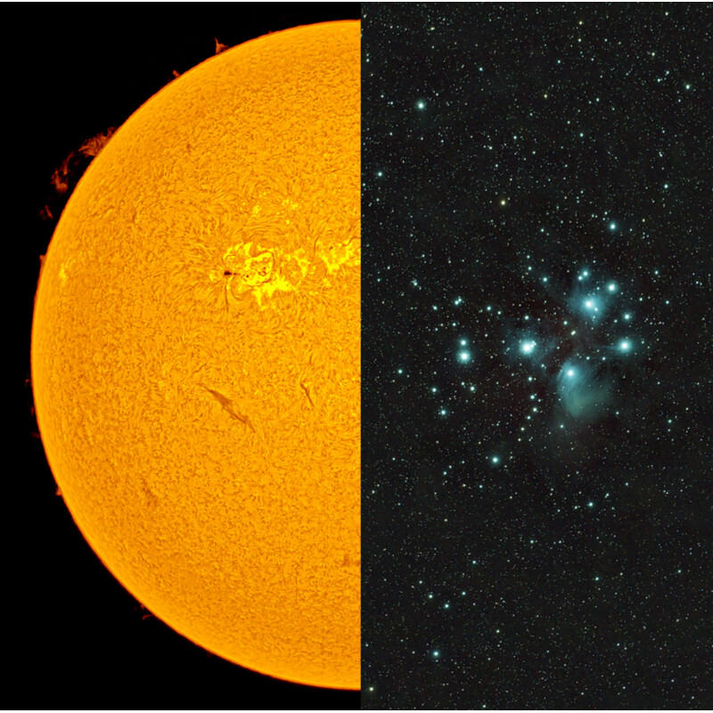 Lunt Solar Systems Telescop solar ST 100/714 LS100MT Ha B3400 Allround OTA