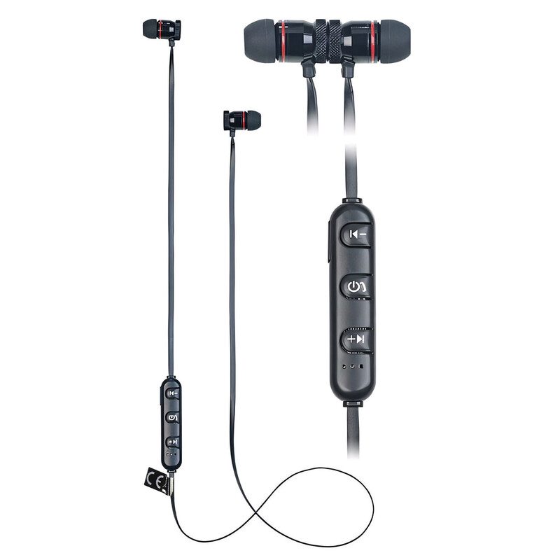 Auvisio Căști Stereo intraauriculare Bluetooth cu magnet, Bluetooth 5.0