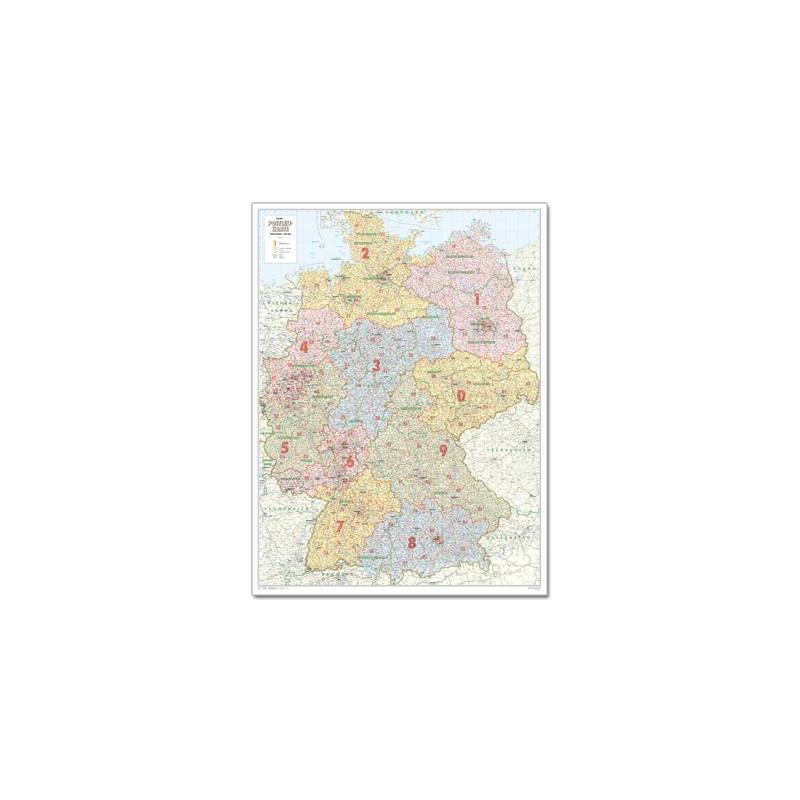 Bacher Verlag Harta codurilor poştale Germania, mare