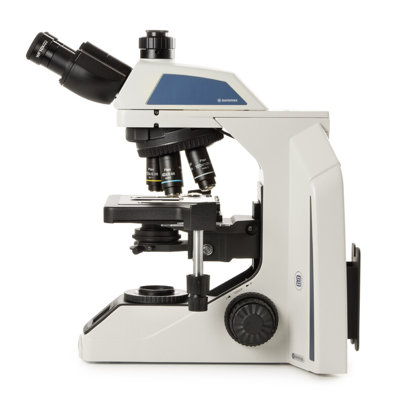 Euromex Microscop Observer Achios-X, AX.1053-PLi, trino, EWF 10x/22 mm, plan PLi 4/10/S40x IOS, 3 W NeoLED
