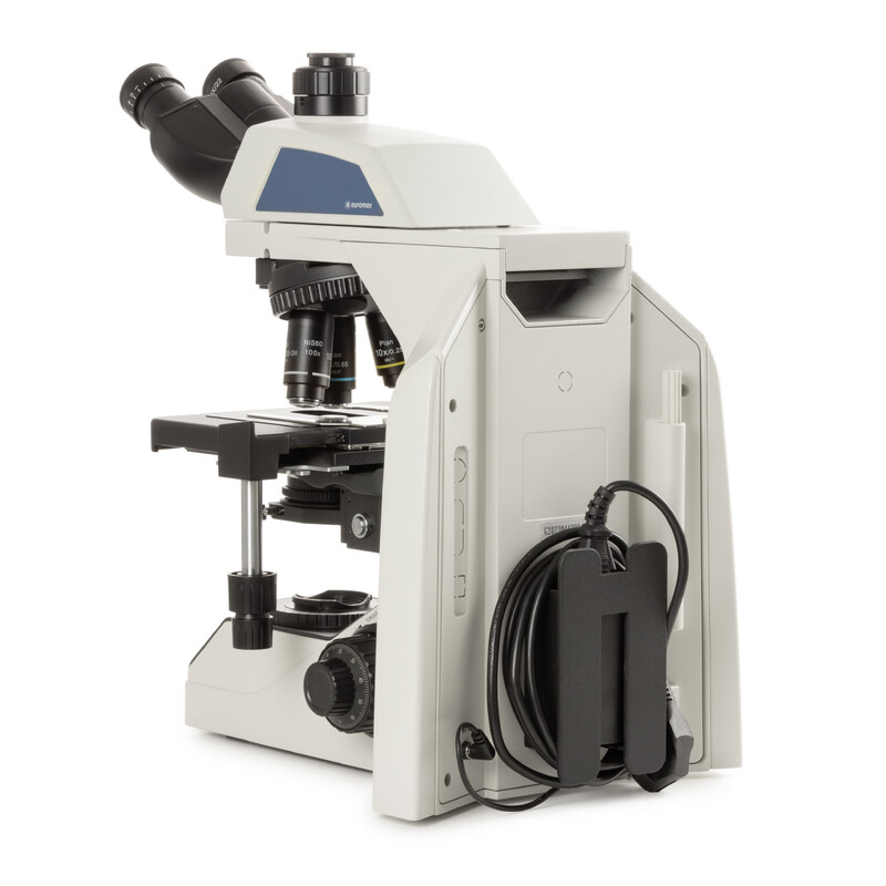 Euromex Microscop Observer Achios-X, AX.1053-PLi, trino, EWF 10x/22 mm, plan PLi 4/10/S40x IOS, 3 W NeoLED