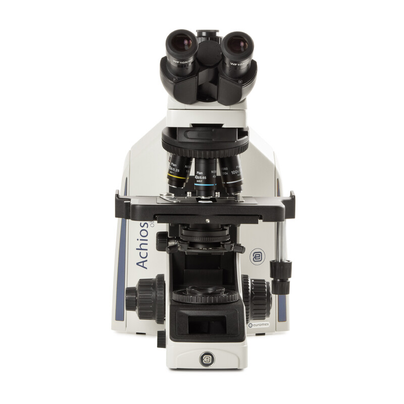 Euromex Microscop Observer Achios-X, AX.1053-PLi, trino, EWF 10x/22 mm, plan PLi 4/10/S40x IOS, 3 W NeoLED