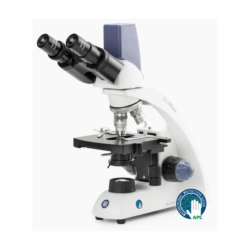 Euromex Microscop BioBlue, BB.4263-T, bino, Tablet SMP, 4/10/S40/S60x, scenă mecanică, 1 W NeoLED