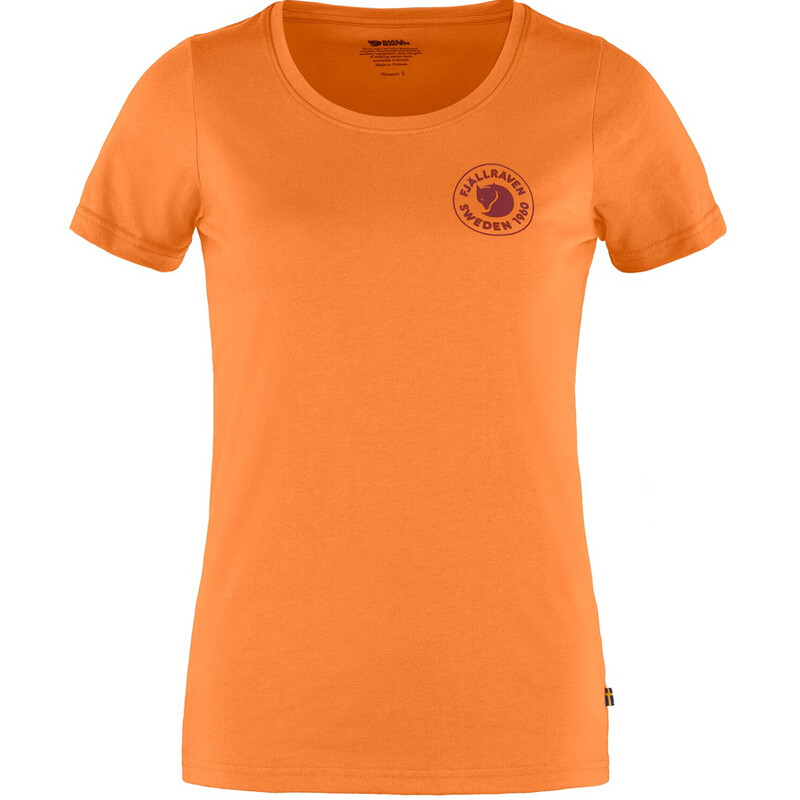 Fjällräven 1960 Logo T-Shirt W, 206 Portocaliu picant, XS