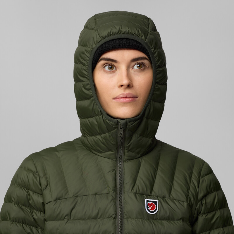 Fjällräven Hanorac Expedition Lätt Hoodie W, 662 Deep Forest, L