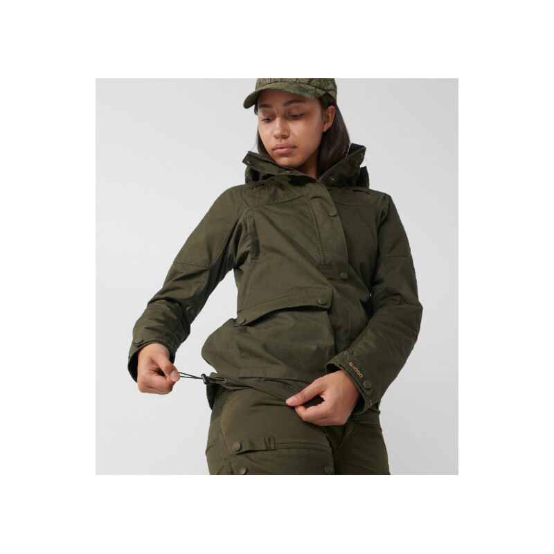 Fjällräven Jachetă Forest Hybrid W, 633 Dark Olive, XL