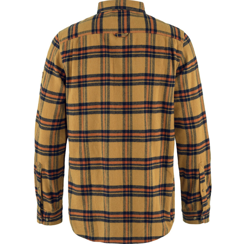 Fjällräven Cămașă Övik Heavy Flanel M, 232-215 Buckwheat Brown-Autumn Leaf, L