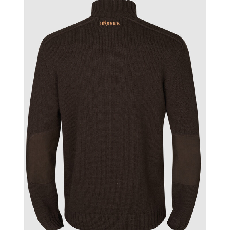 Härkila Pulover tricotat Annaboda 2.0 HSP, maro Demitasse, mărimea XXL