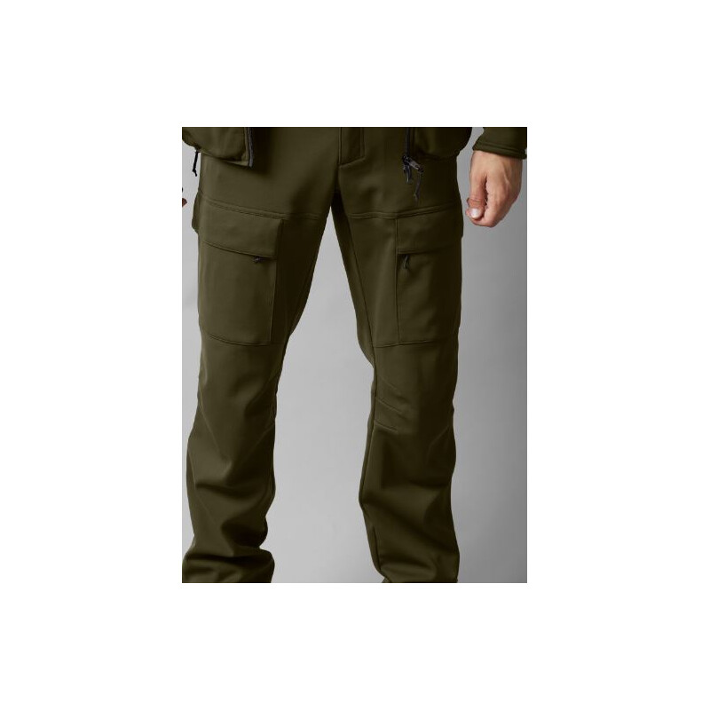 Härkila Pantaloni Deer Stalker Light, verde salcie/maro umbră mărimea 52