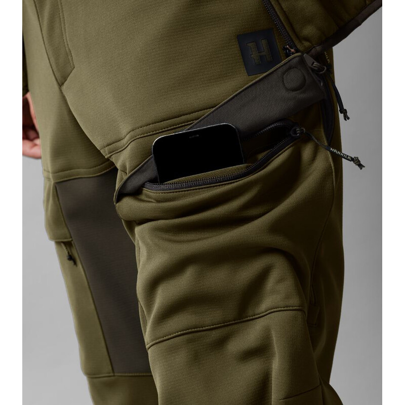 Härkila Pantaloni Deer Stalker Light, verde salcie/maro umbră mărimea 52