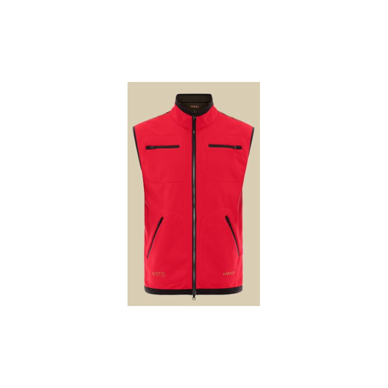 Härkila Veste din fleece Kamko, maro/roșu, mărimea XL