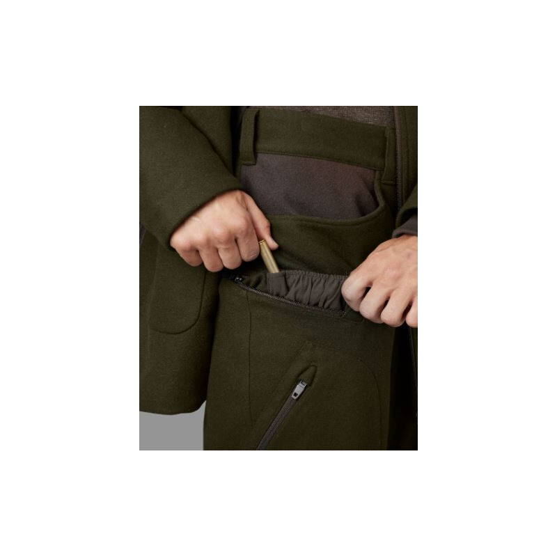 Härkila Pantaloni de iarnă Metso, Willow green/Shadow brown, mărimea 54