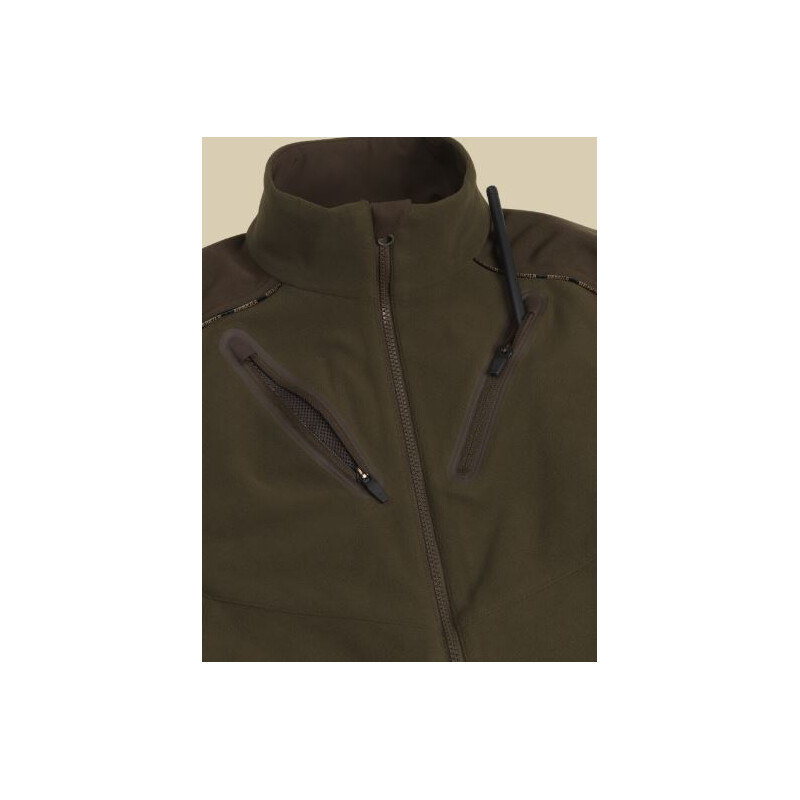 Härkila Mountain Hunter Hybrid Fleece izolat, verde salcie, mărimea XXL
